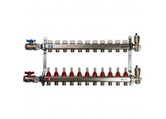 Коллекторные группы с расходомерами для Теплого пола на 11 контуров