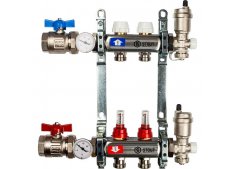 Коллекторные группы с расходомерами для Теплого пола на 2 контура