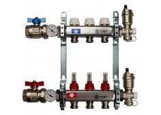 Коллекторные группы с расходомерами для Теплого пола на 3 контура