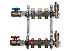 Коллекторные группы без расходомеров для Радиаторного отопления на 3 контура
