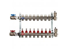 Коллекторные группы с расходомерами для Теплого пола на 8 контуров
