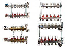 Коллекторные группы с расходомерами для Теплого пола