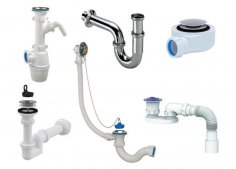 Сифон для раковины, ванны и унитаза