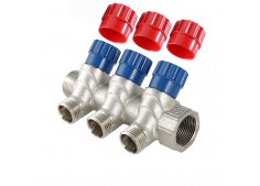 Коллектор одинарный распределительный 3 выхода-1/2"нр.р. (ствол 1") Коллектор одинарный распределительный 3 выхода-1/2"нр.р. (ствол 1")