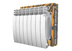 Радиатор алюминиевый секционный с боковым подключением 500х100 мм. 195 Вт. (Китай) Grand Sti