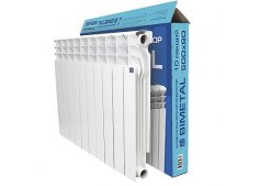 Радиатор биметаллический секционный с боковым подключением 500х78 мм.129 Вт. (Китай) Bimetal Sti