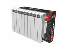 Радиатор биметаллический секционный с боковым подключением 500х100 мм. 175 Вт. (Китай) Maxi Sti