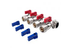 Коллектор одинарный распределительный 2/3/4 выхода-16 обжим (ствол 3/4") Коллектор одинарный распределительный 2/3/4 выхода-16 обжим (ствол 3/4")