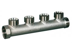 Коллектор одинарный распределительный 4 выхода-3/4" (ствол 3/4") Коллектор одинарный распределительный 4 выхода-3/4" (ствол 3/4")