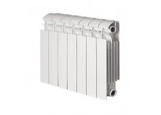 Радиатор отопления биметаллический секционный, высота 350х95 мм. белый, Style Plus Global