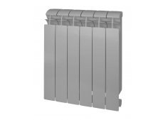 Радиатор отопления биметаллический секционный, высота 500х95 мм. серый, Style Plus Global