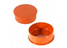Заглушка для наружной канализации, оранжевая (ПП) D 110/160/200 мм. Политэк