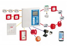 Системы автоматического пожаротушения: Извещатели, Оповещатели, Пусковые устройства, Шкафы управления и контроля.