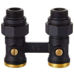Узел нижнего подключения прямой 1/2"х3/4" EK (черный) Royal Thermo купить в Твери, Конаково, Завидово, Осташков, Ржев, Старица, Торжок, Кимры