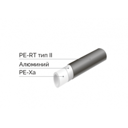 Труба сшитый полиэтилен Stabil PE-Xa/Al/PE-RT тип II 25 х 3,7 мм Varmega
