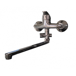 Смеситель универсальный с плоским изливом и переключателем для душа L2104 Ligeya купить в Твери