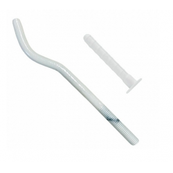 Кронштейн усиленный с дюбелем 200мм - 9мм (Нова) ,белый STI низкая цена купить в Твери