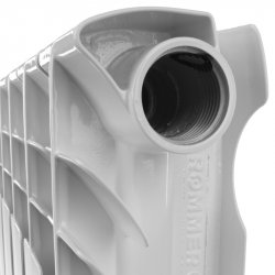 Радиатор отопления алюминиевый секционный 500х78 мм. 8 секции. Optima Rommer RAL-0210-050008, низкая цена, купить в Твери