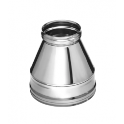 Конус из нержавеющей стали ф100/200 (нерж.0,5мм./нерж.0,5мм.) AISI430 GS 30-50 Ferrum