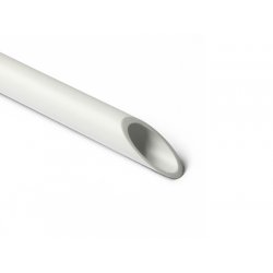Труба полипропилен Pro Aqua PPR PN10, 50х4,6 мм, белая.