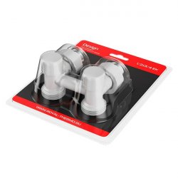 Узел нижнего подключения угловой 1/2"х3/4" EK (белый) Royal Thermo