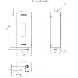 Электрокотел ZOTA Econom V2 (комплект) - 12 ZE3468421212