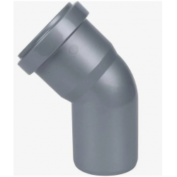 Отвод для внутренней канализации ПП 160/45°, серый, Ostendorf