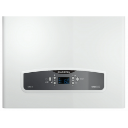 Котел газовый настенный двухконтурный с закрытой камерой сгорания 24 кВт. (2,73 м3/ч, +35.+85°C, 745х400х315 мм. 28 кг.  Италия) CARES XC 24 FF Ariston 3301682