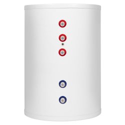 Бойлер косвенного нагрева напольный 100 литров, нержавеющая сталь, (с рециркуляцией) AQUATEC Standart SF100 White Royal Thermo RTWXICSF100W1