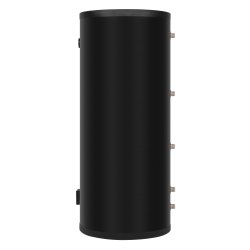 Бойлер косвенного нагрева напольный 200 литров, нержавеющая сталь, (с рециркуляцией) AQUATEC Standart SF200 Grafit Royal Thermo RTWXICSF200G1