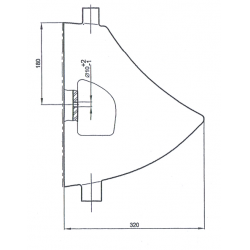 Писсуар настенный Дельта белый без комплекта Лобненский стройфарфор 10/1/5/1-49Бренд - Лобненский стройфарфор купить в Твери
