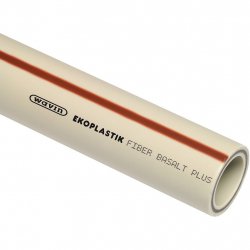 Труба PP-RCT FIBER BASALT PLUS 75/8,4/4000 армированная базальтовым волокном, Wavin Ekoplastik