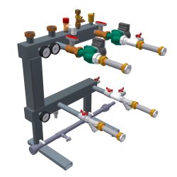 Коллекторная система теплогенераторной 1С (80-112 кВт) Geffen купить в Твери, Конаково, Завидово, Осташков, Ржев, Старица, Торжок, Кимры