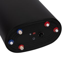 Бойлер косвенного нагрева настенный 80 литров, нержавеющая сталь, (с рециркуляцией) AQUATEC Standart SW080 Grafit Royal Thermo RTWXIFSW080G1