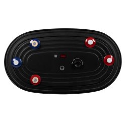 Бойлер косвенного нагрева настенный 100 литров, нержавеющая сталь, (с рециркуляцией) AQUATEC Standart SW100 Grafit Royal Thermo RTWXIFSW100G1