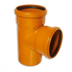 Тройник для наружной канализации ПП 110/110 х 87° (оранжевый), СИНИКОН 508029.U купить в Твери