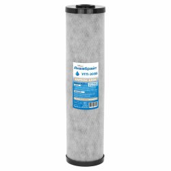 Картридж для очистки воды от хлора, органики и микроорганизмов. (h - 508 мм ± 1 мм), карбон блок из спеченного прессованного активированного угля УГП-20 BB20" СОРБЦИОН Аквабрайт