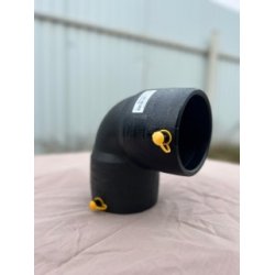 Отвод электросварной 90* d63 SDR11 ПЭ100 LESSO 00-00001253