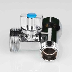 Кран шаровой для подключения с/т приборов 1/2'' х 3/4'' х 1/2' Valtec VT.256.N.04