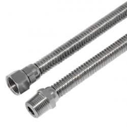 Гибкая подводка 3/4",1 м, Г-Ш шланг сильф SS Греерс ГП3-4-1мГШСSS