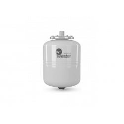 Расширительный бак Premium WDV для ГВС и гелиосистем 8 лит, 12 бар/110°C, белый Wester 0-14-0350