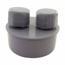 Клапан D 110 вентиляционный вакуумный (аэратор) для внутренней канализации, ПП (серый) Политэк низкая цена купить в Твери