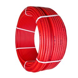 Труба сшитый полиэтилен PE-RT тип II d16x2.0 (бухта 600 м) красная, РосТурПласт 18211