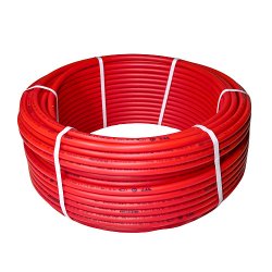 Труба сшитый полиэтилен PE-RT тип II d16x2.0 (бухта 600 м) красная, РосТурПласт 18211