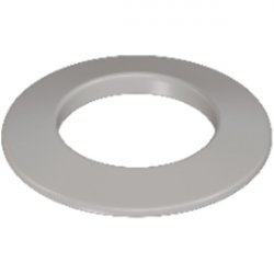 Накладка дымоходы декоративная D80мм. (белая) Rommer RCA-0080-010002