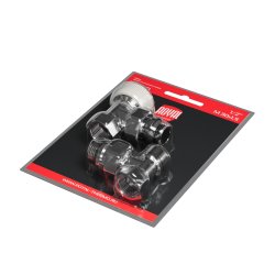 Набор термостатический угловой Design 1/2"М30х1,5 (Хром) Royal Thermo RATVDU11212CH 
