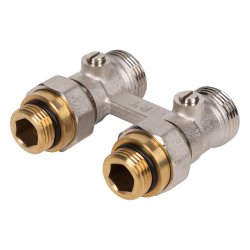 Узел нижнего подключения прямой 1/2"х3/4"EK Royal Thermo RTE 07.00001 купить в Твери