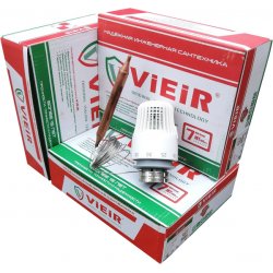 Термоголовка с погружным датчиком от 20°С до 60°С. М30х1,5. Vieir VR290