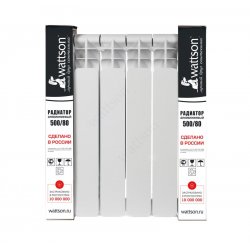 Радиатор отопления алюминиевый секционный AL 500х080х6 секц. Wattson W.AL.500.080.06 низкая цена, купить в Твери