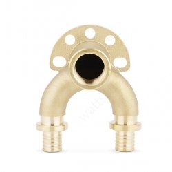Водорозетка аксиальная латунная проходная 20х20х1/2" вн.р. Slide-fit Varmega VM52114